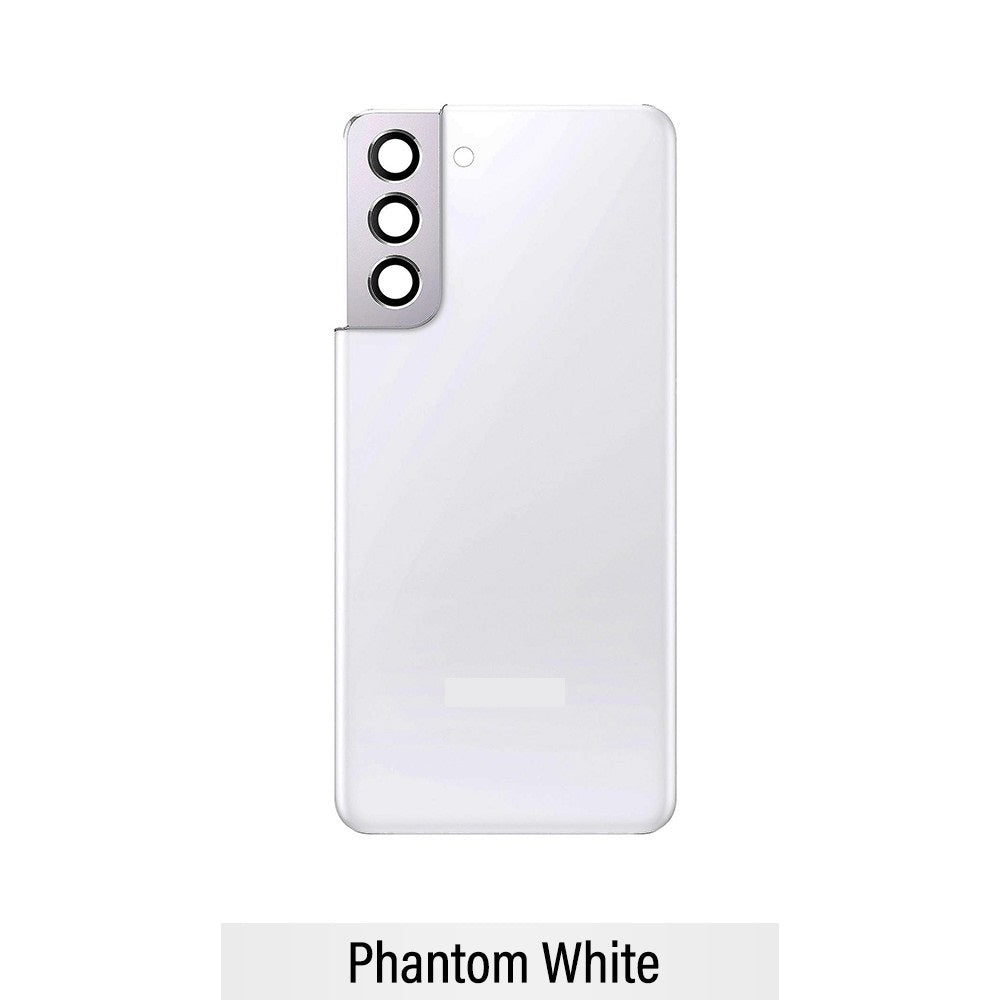 Red Rear Cover Glass For Samsung Galaxy S21-Phantom White Red Rear Cover Glass For Samsung Galaxy S21-Phantom White